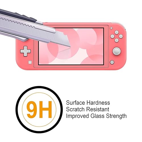 Miniatura 3 de (2 Pack) Supershieldz for Nintendo (Switch Lite) 2019 Tempered Glass Screen Protector, 0.33mm, Anti Scratch, Bubble Free