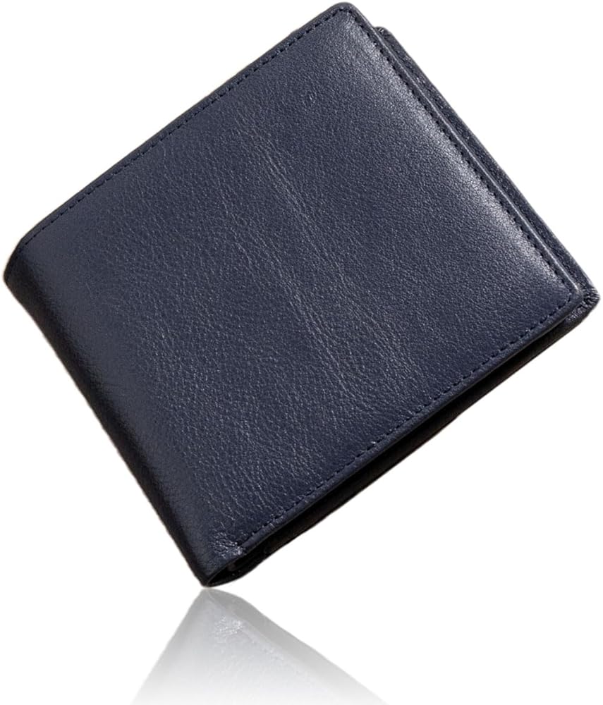 Amazon | KANGOL イタリアンレザー 二つ折り財布 小銭入れ有 本革