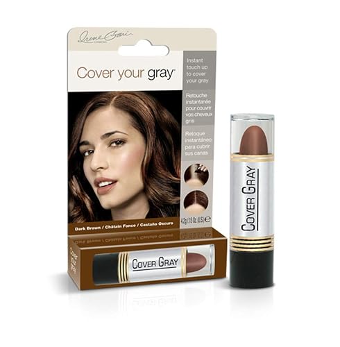 Cover Your Gray Hair Color Touch-Up Stick Dark Brown 2-Pack