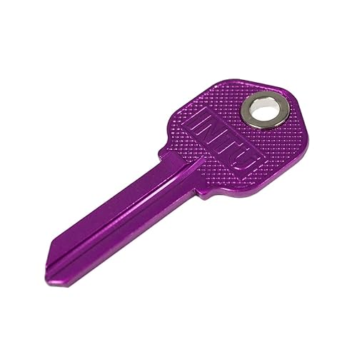 Lucky Line Anodized Purple Lightweight Aluminum Magnetic House Key Kwikset