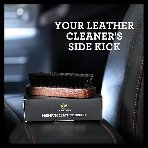 Miniatura 3 de Cepillo de cuero para limpiar muebles, interiores de automóviles, tapicería, sofás, sillones, botas, calzado y mucho más. Calidad Premium. TriNova