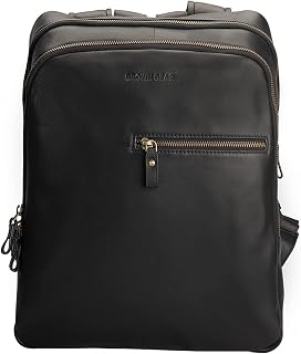 BROWN BEAR leather Business Laptop Backpack for Men Fit 15.6 inch Laptop with Convenient Adjustable Strap & Padded Compart... Price In India