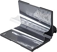 Vista 4 de Funda premium para DVD de 6 discos de tamaño estándar de 0.551 in con funda transparente, solución de almacenamiento que ahorra espacio para discos