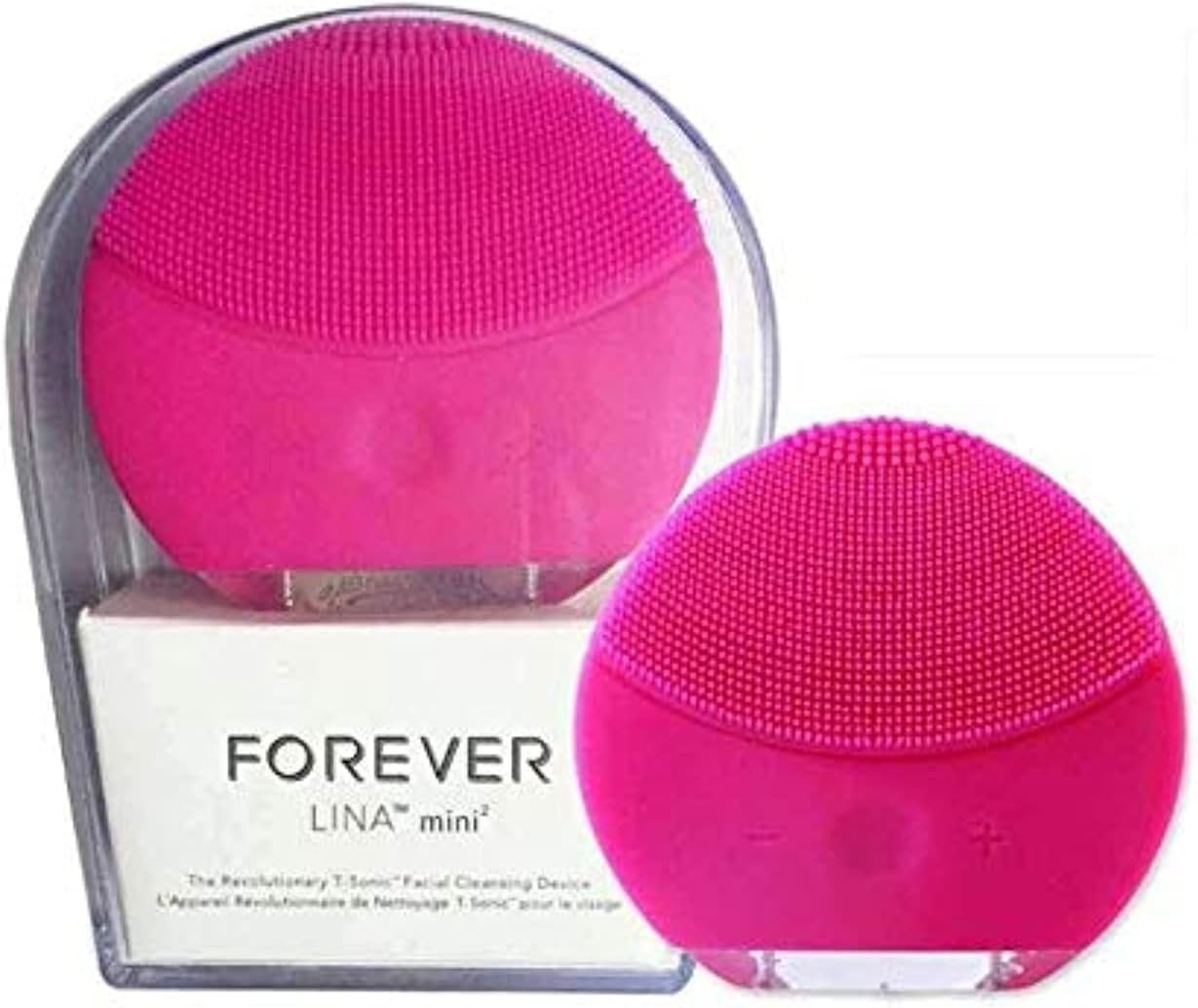 Forever Lina Mini Facial Cleansing Brush Magenta