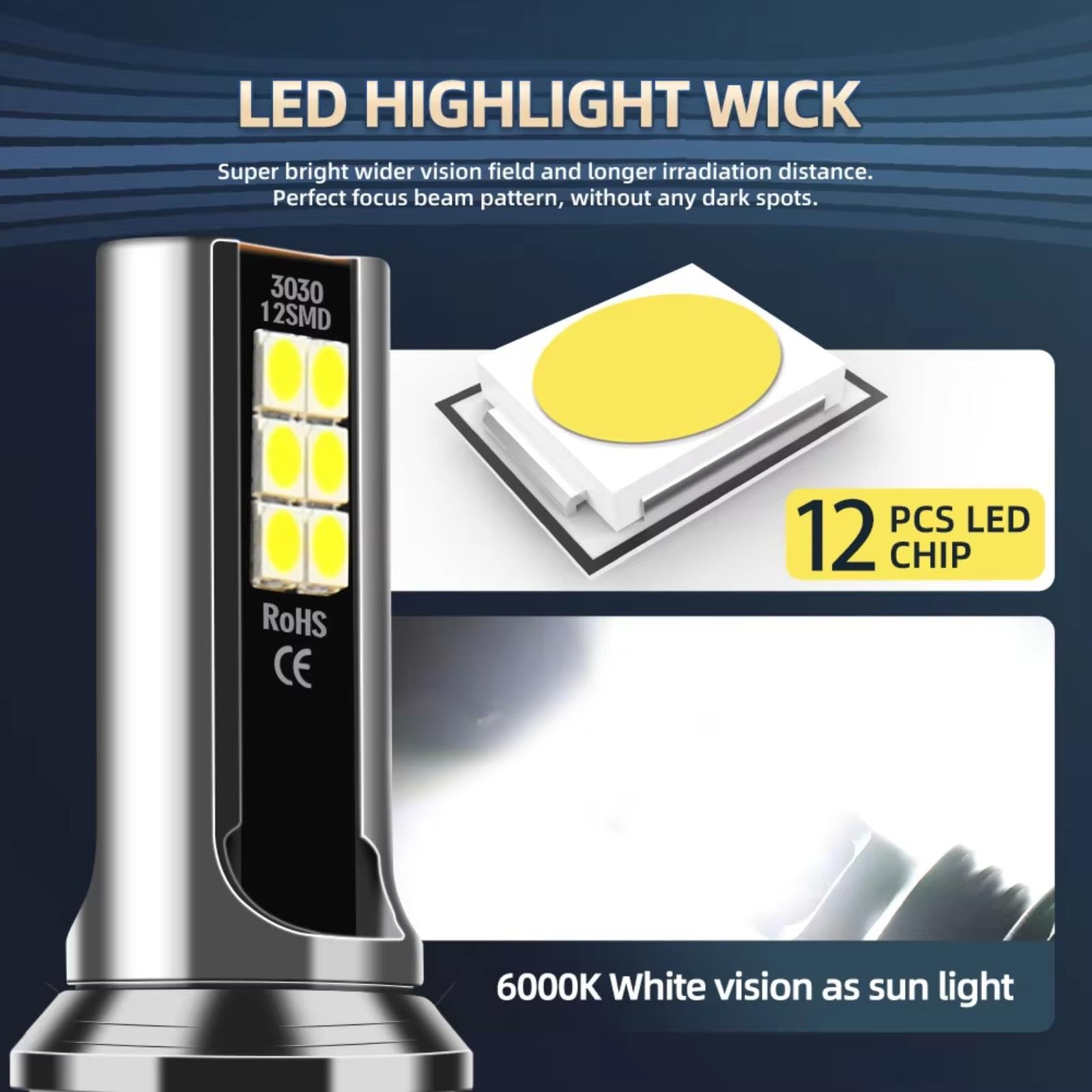 Luz Antiniebla Delantera Para Peugeot 207 2009 2010 2011 2012