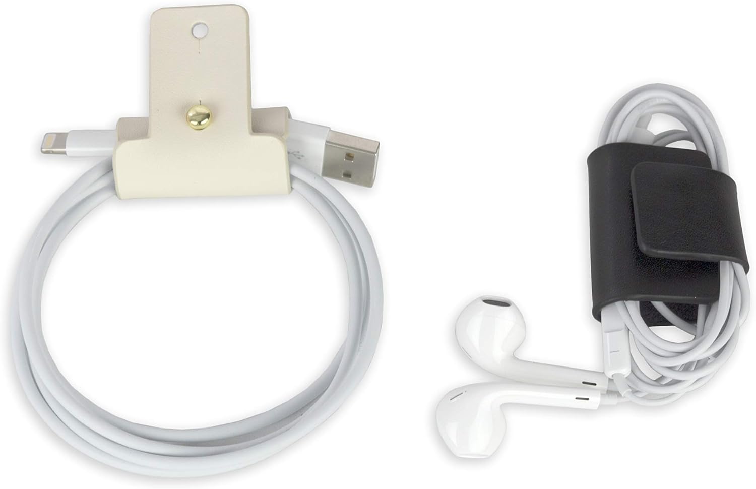 Jet&Bo Leather Travel Pouch Set: Black Leather Pouch, Passport Holder RFID, Luggage Tag, Cord Organizers