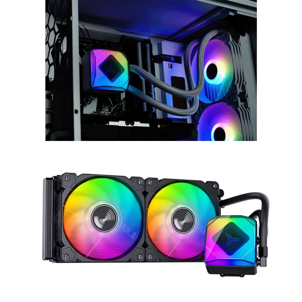 Radiatore 240/280/360mm delle ventole PWM del dispositivo di raffreddamento dell'acqua del CPU di ARGB 4 pin per LGA 1700/1200