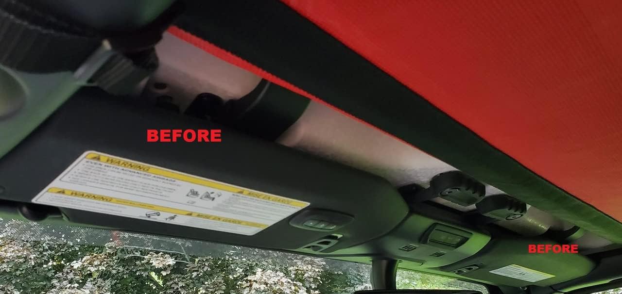 ZIC Motorsports Sun Visor Warning Label Since 1941" Blackouts fits 2018-2023 Jeep Wrangler JL (Without Homelink)