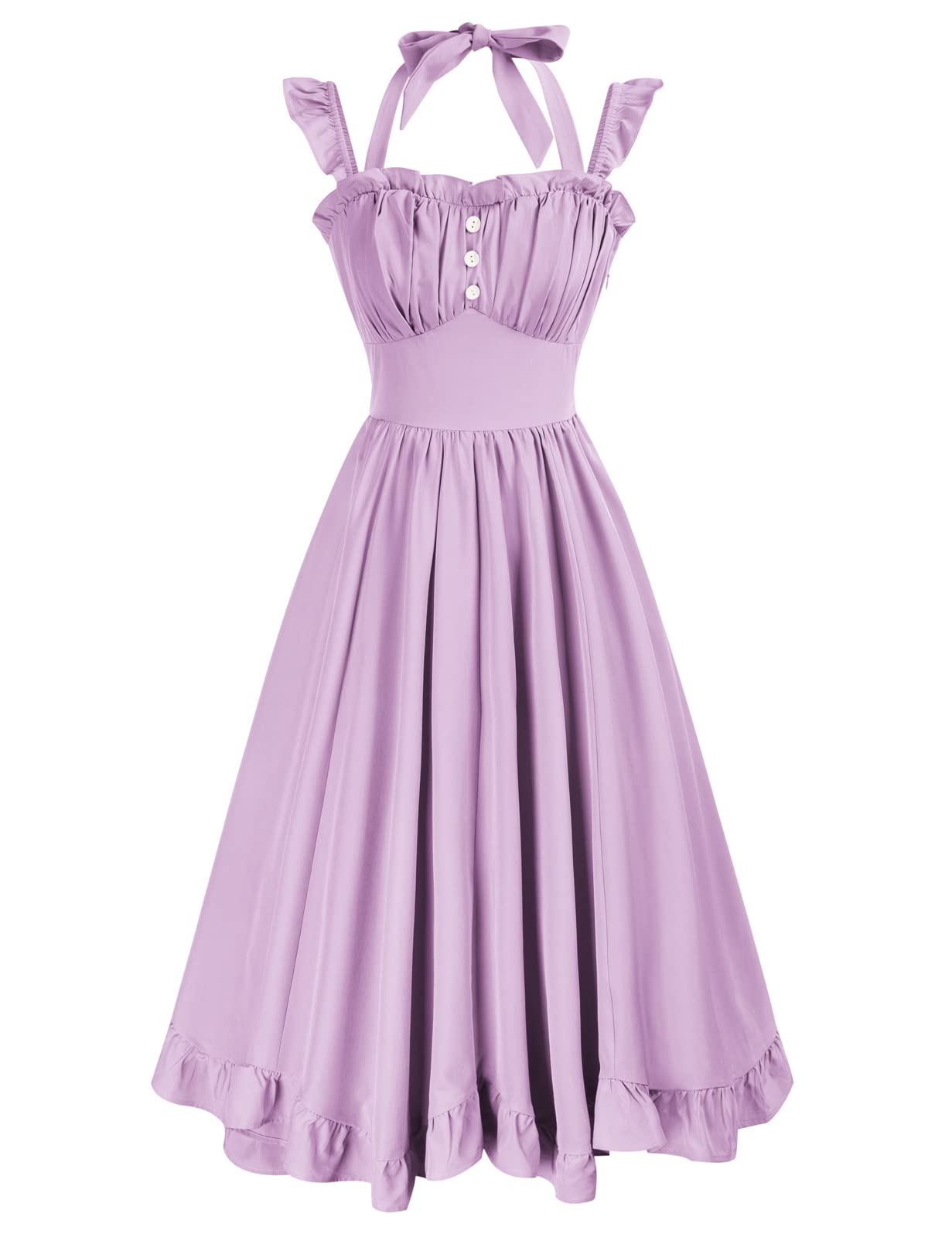 SCARLET DARKNESS Women A Line Short Sleeves Pleated Dress Party Evening Retro Fancy Cocktail Dress