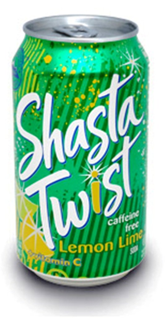 Shasta Twist Lemon Lime, 12-Ounces (Pack Of 24)