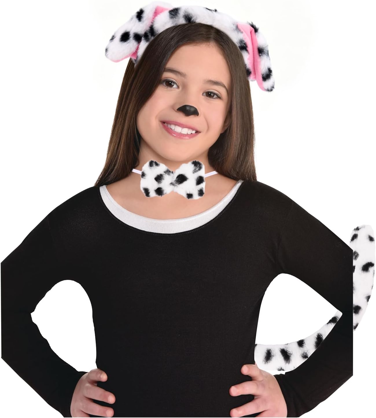 TODDER 3 PCS Dog Ears Headband Dog Costume Accessory Set image 5