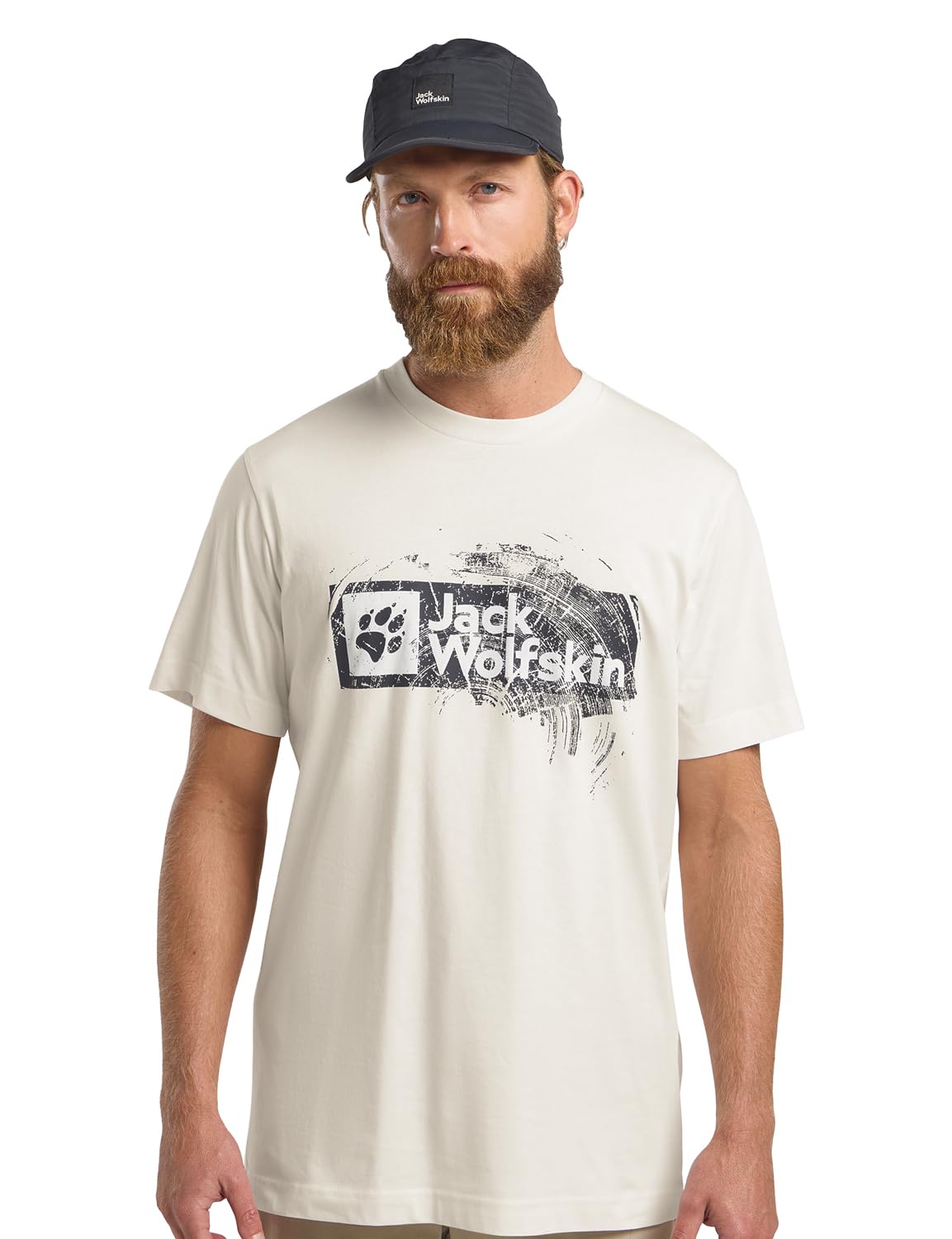 Jack Wolfskin Brand Size M, Wood Cotton White, L