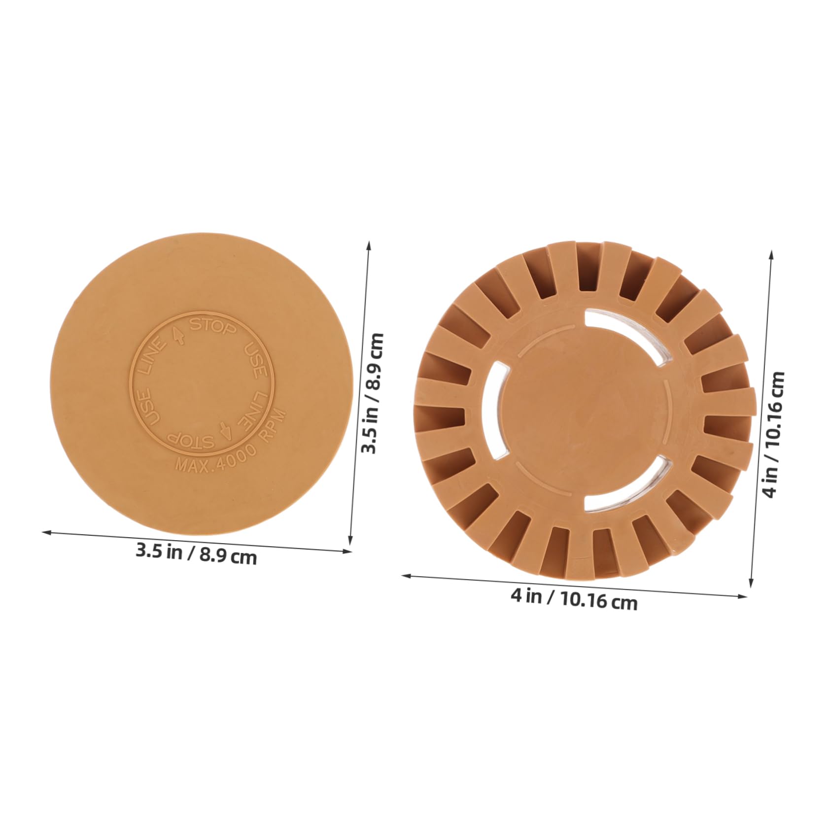 HAPINARY Car Sticker Wheel 2pcs Decal Adhesive Eraser Wheel Pneumatic Design for Removal