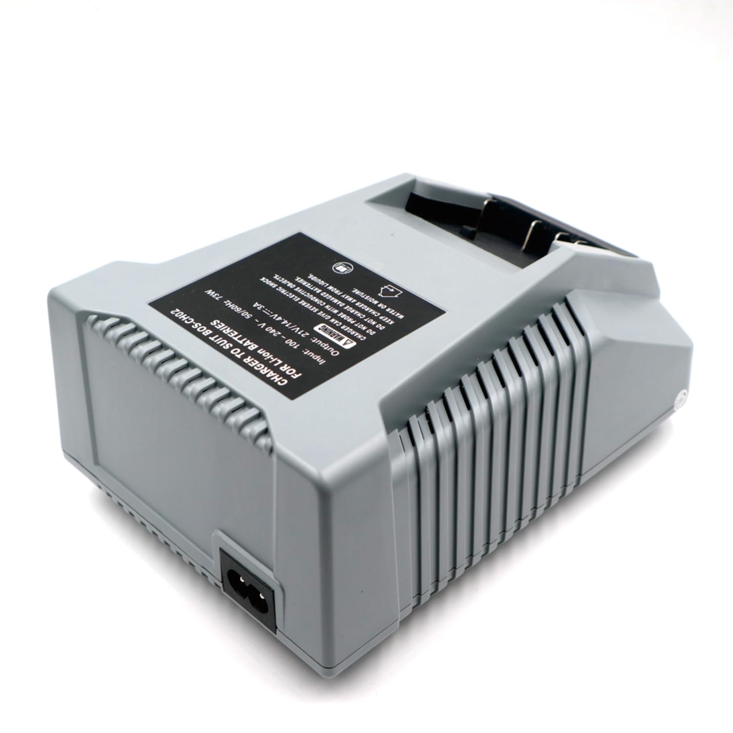 BOS-CH02_EBN - Caricabatterie per batterie agli ioni di litio Bosch 14,4 V BAT607 BAT607G BAT614 BAT614G o 18V BAT609 BAT609G BAT618G compatibile con caricabatterie originale BC660