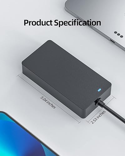 Miniatura 4 de Cable de alimentación USB C de repuesto compatible con Peloton Bike+ Plus PL-02 Cargador Adaptador de Suministro (no para Bicicleta Original PL-01)