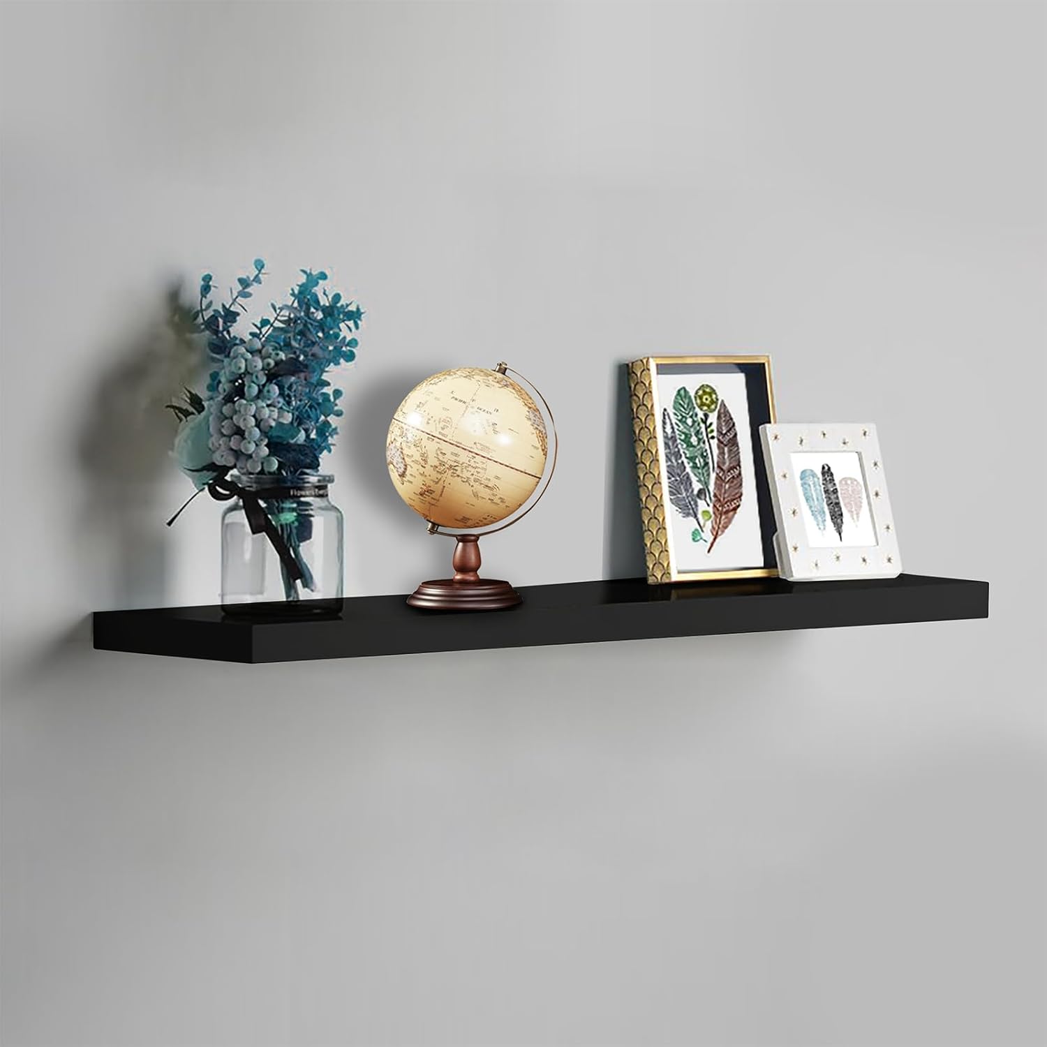 Simak Collection Floating Shelves High Gloss Shelves Shelving Unit High