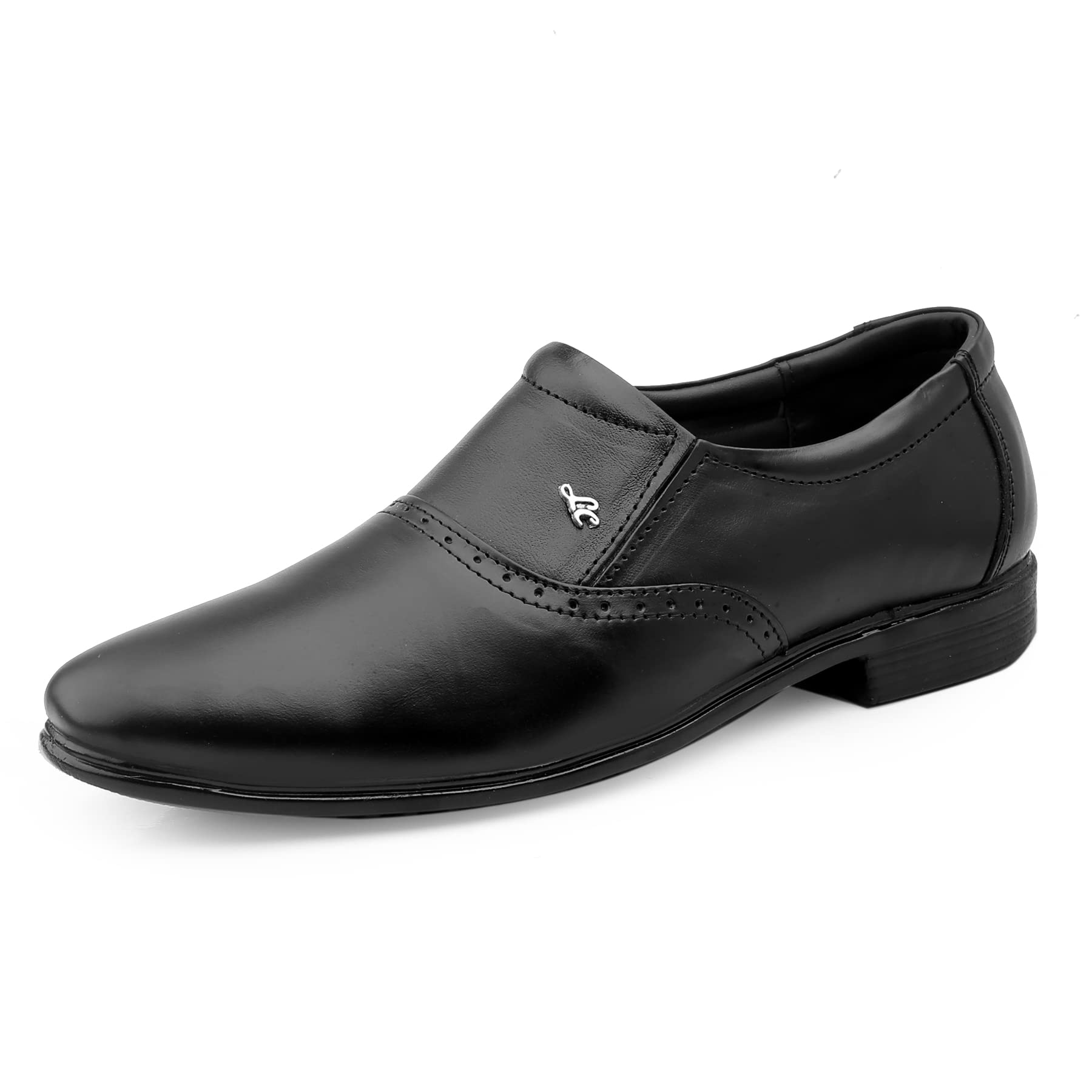 Inklenzo Leather Moccasions Mens Formal Office Shoes Slip On for Men Mocassin for Men (Black) (B0BWV5BQD2) Amazon Price History, Amazon Price Tracker
