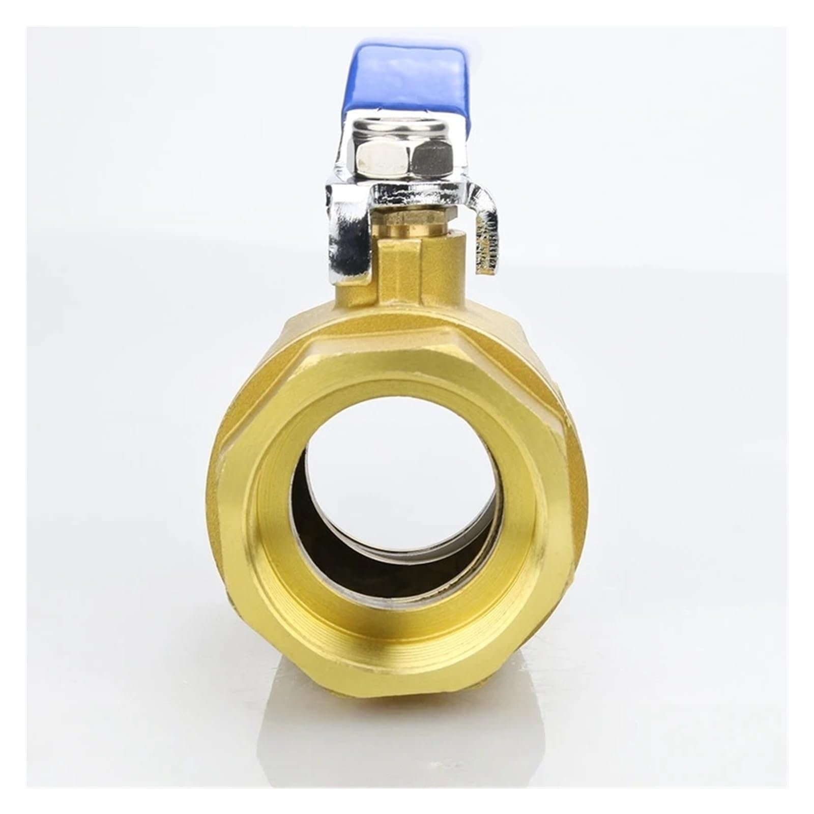 Llave De Paso Agua Válvula de bola de latón roscada de 12", 1" y 2" for tubería de agua. Interruptor de gran caudal(1-1/4")