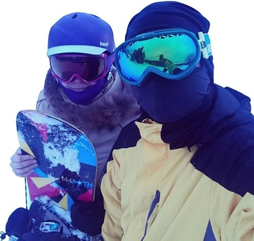 Miniatura 7 de Pasamontañas táctico, pasamontañas, polaina para el cuello, 1 paquete (negro), Negro -