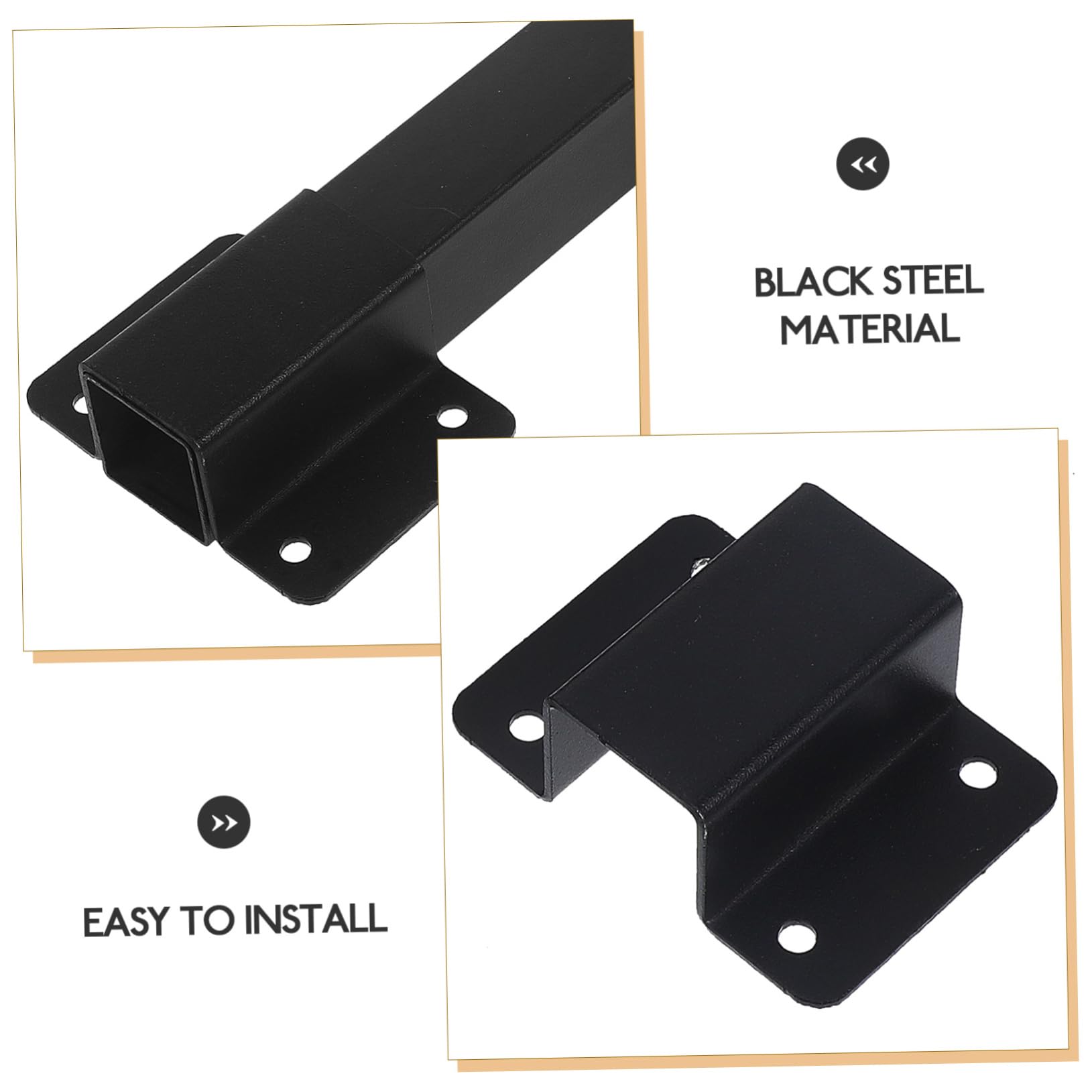 UKCOCO 4pièces Lot de Supports pour Guirlande Lumineuse Extérieure Poteaux Éclairage Suspendus pour Jardin et Terrasse