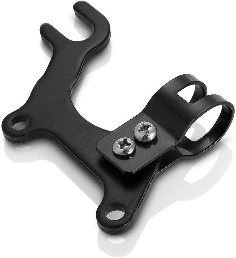 WELLOO Bicycle Brake Bracket Mounting Holder Metal Black