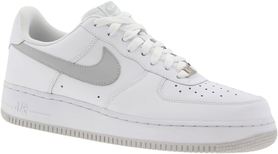 NIKE AIR FORCE 1 LOW (GS) BIG KIDS 314192-122 (4.5, WHITE/SPORT RED)