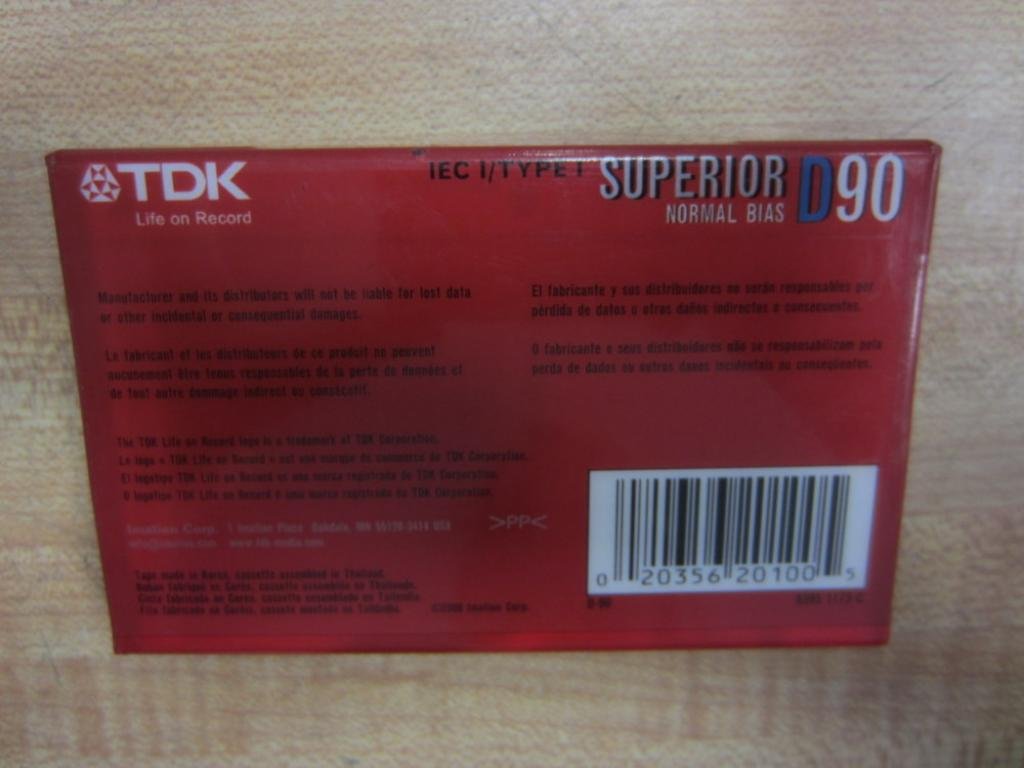 Amazon | TDK Superior D90 ノーマルバイアステープ 1パック