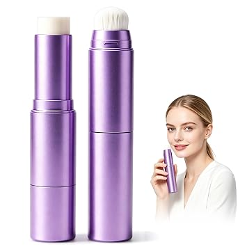 Foundation Stick, 2-in-1 Color Changing Foundation Stick with Brush