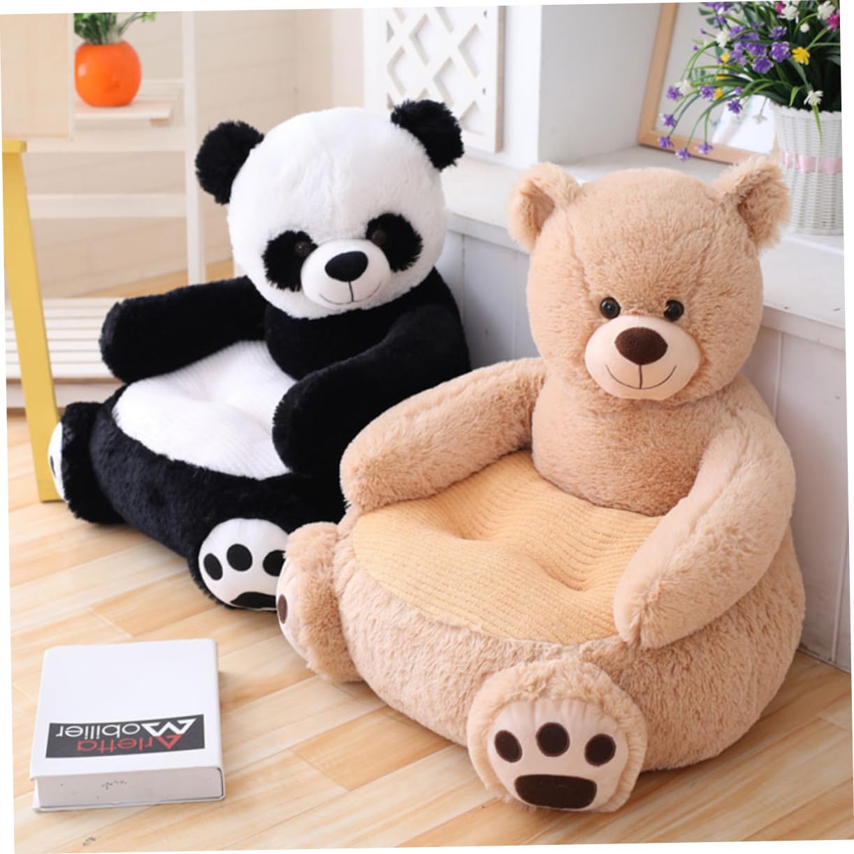 SEWOART Cartoon Panda Sofa Pc Support Seat Cushion Guard Safe Comfortable Boys and Girls Seat