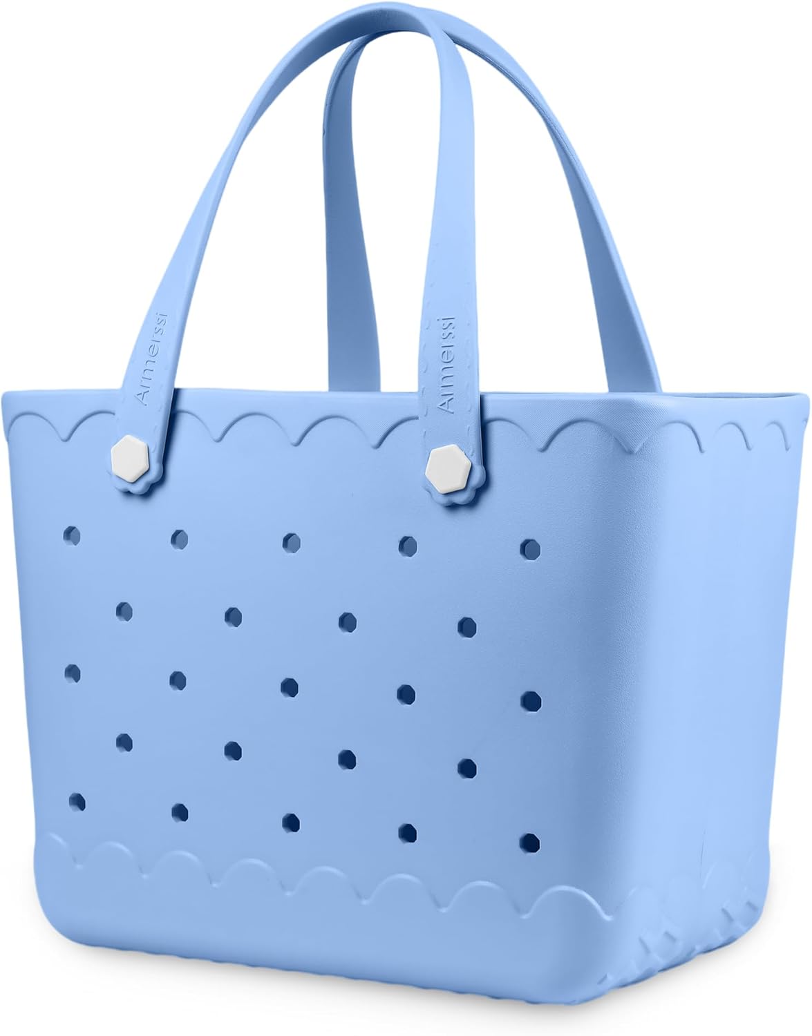 X-Large Rubber Tote Beach Bag for Women | Medium Durable Rubber Bag Waterproof Washable Versatile Tote Bags