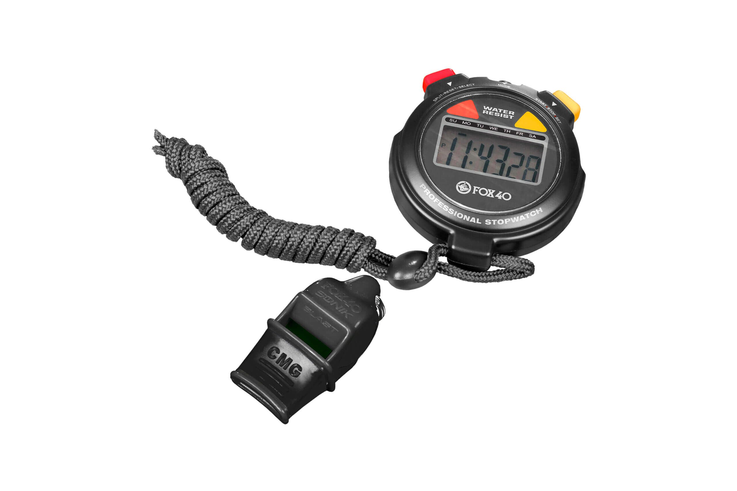 FOX40 Whistle Fox 40+Stop Watch 6906-0400 @Fs