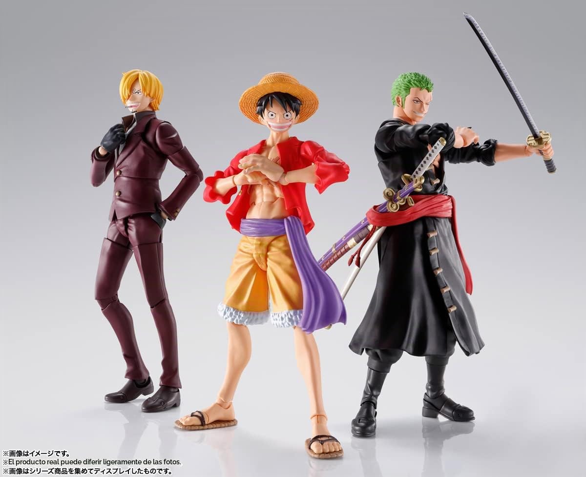TAMASHII Nations - Figura de acción de One Piece Monkey.D.Luffy - Rai en Onigashima, Bandai Spirits S.H.Figuarts