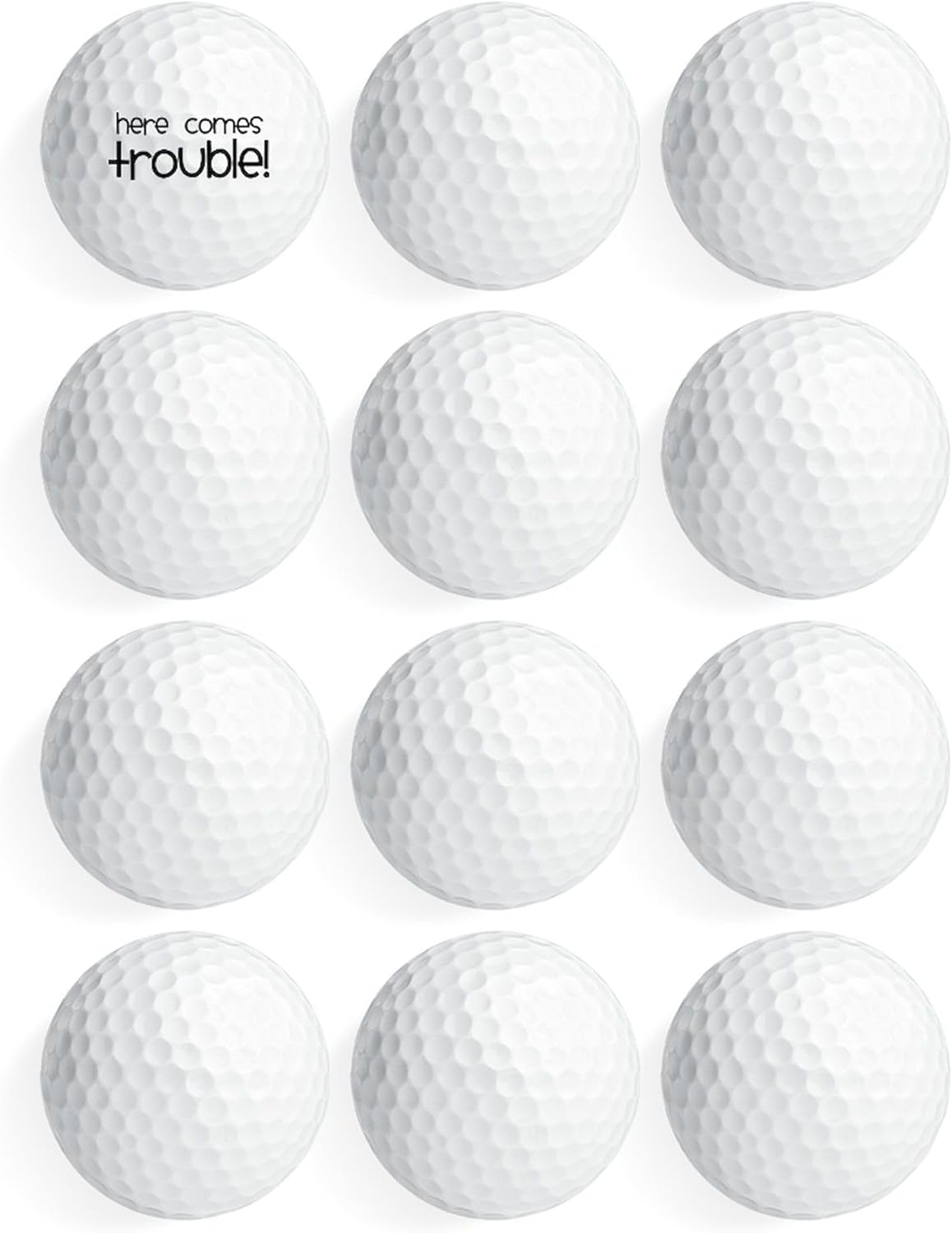 CafePress Trouble Novelty Golf Balls (Pk of 12)