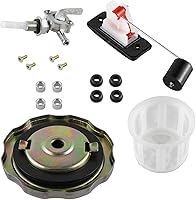 Vista 2 de Universal 5 galones 7 galones Generador Válvula de Tanque de Combustible de Gas Tapa Cromada para Motor