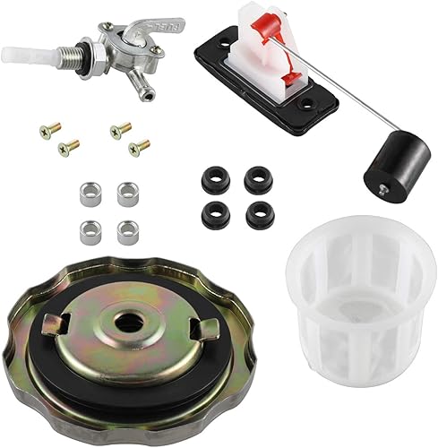 Miniatura 2 de Universal 5 galones 7 galones Generador Válvula de Tanque de Combustible de Gas Tapa Cromada para Motor