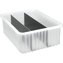 Hudson Exchange 20 x 8" 6 Pack Long Divider for Grid Box Container Totes