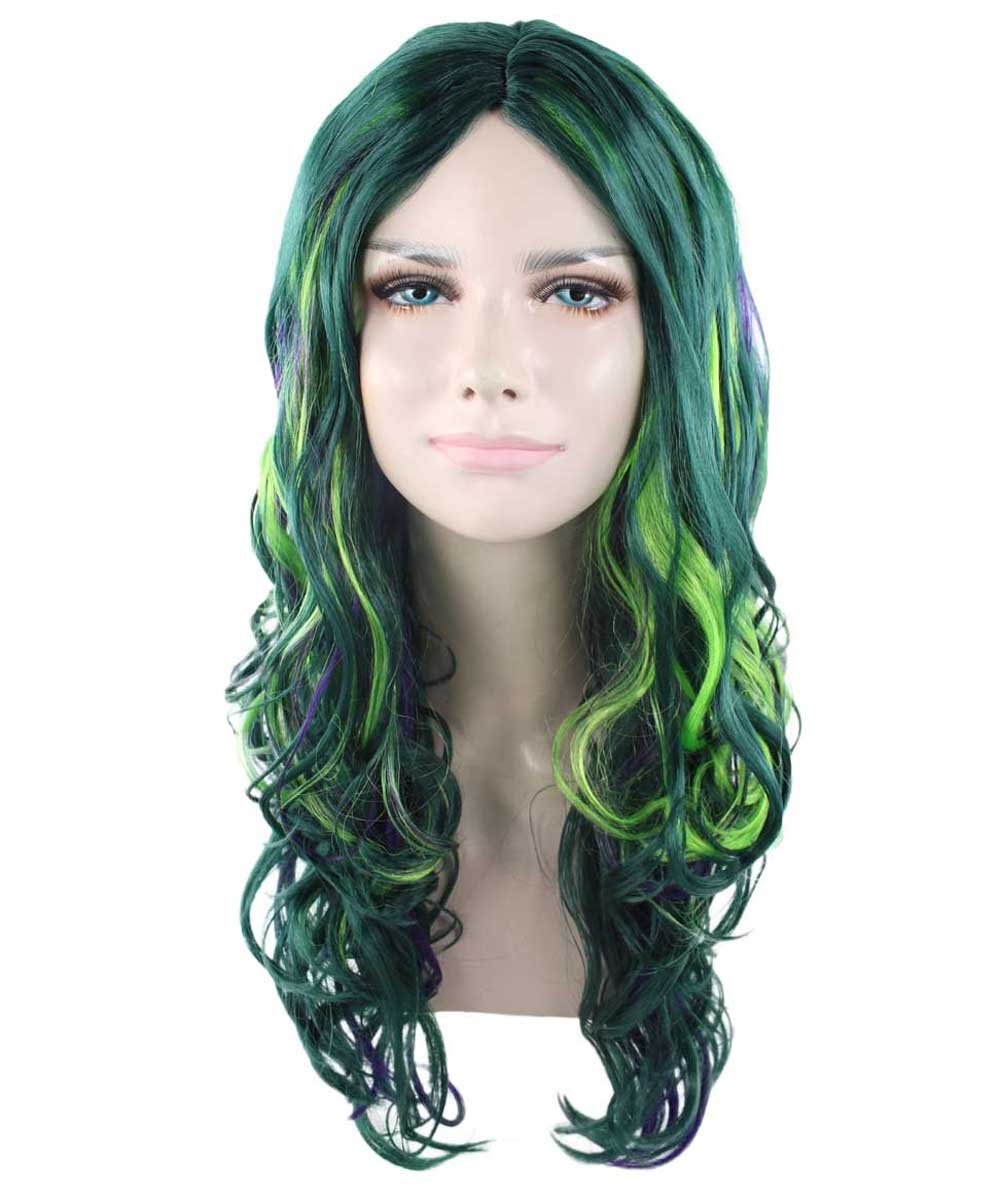 Amazon | Wigs2you 仮装 ウィッグ H-2801 グリーン 緑髪 ロング