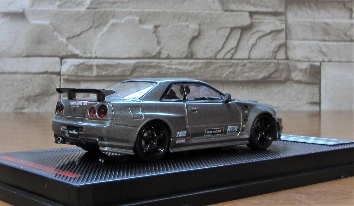 Amazon.co.jp: 1/64 IG 1880 nismo R34 GT-R Omori Factory CRS BNR34 