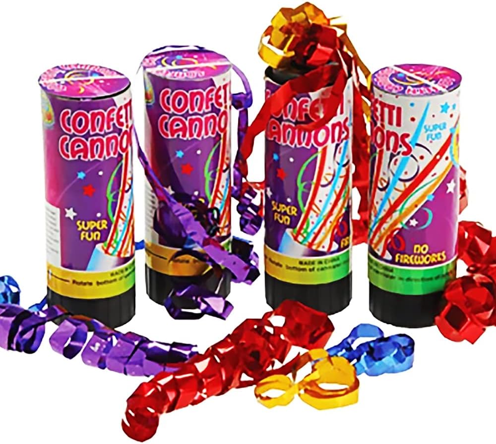 Bengalas De Humo Cañón De Confeti De Revelación De Género, 4 Azules Para Niños, Decoraciones De Revelación De Humo Revelacion De Genero
