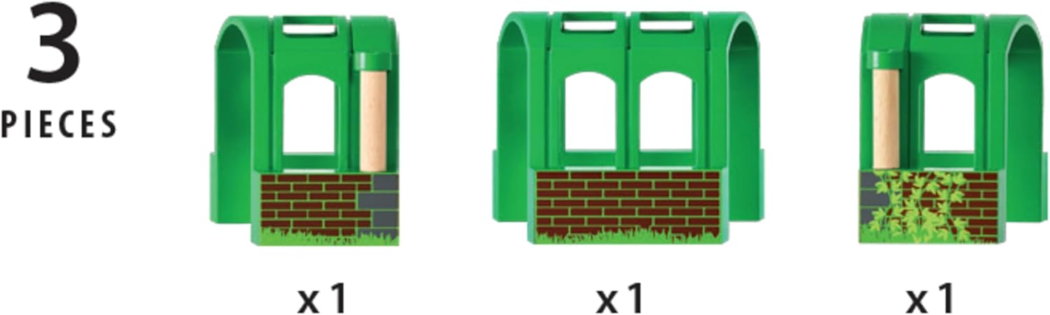 BRIO World - Flexible Tunnel Train Set Accessories for Kids Age 3 Years and up. Compatible with All Train Sets