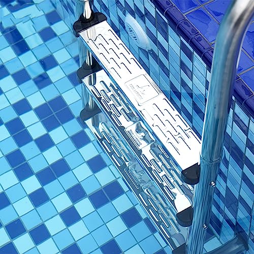 Escalera para piscina acero inoxidable resistente 2-3 peldaños miniatura 4