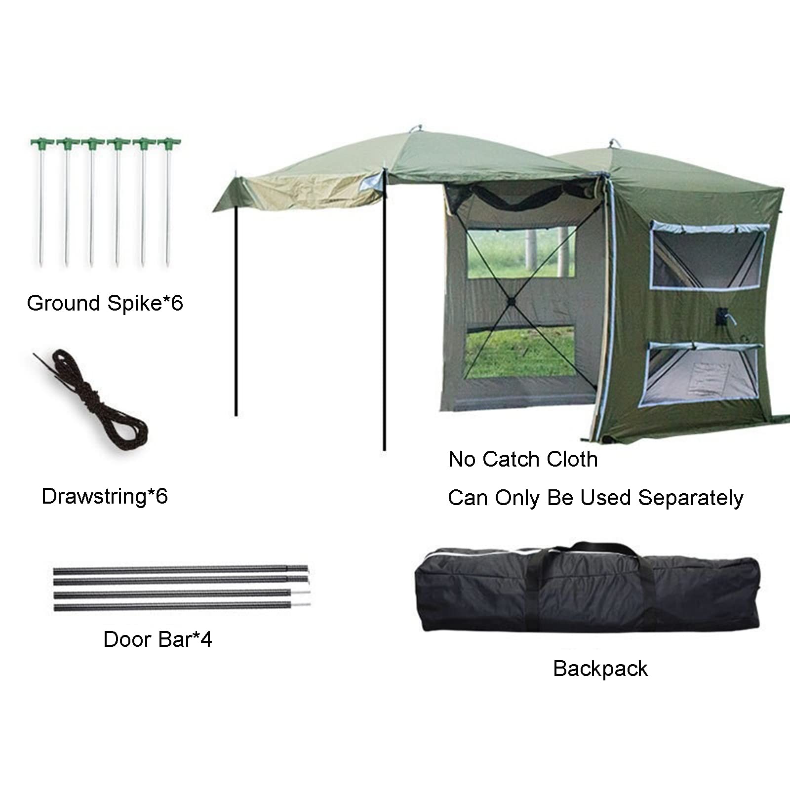 Auto Heckzelt für Camping | SUV Heckklappe Vorzelt Pop Up Zelt für Minivan, Limousine, Schrägheck, Kofferraumzelt, tragbares Baldachin für Outdoor-Abenteuer