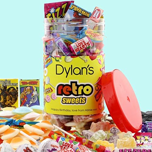 Personalised Retro Sweetie Jar