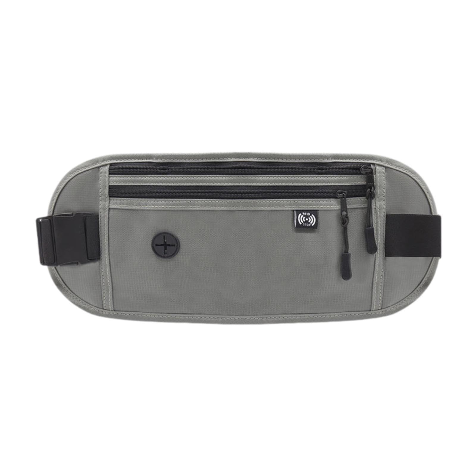 ™ Waist Money Pouch Workout Gym Fanny Pack for Sports Everyday Carry Festivals Light Gray-image-48