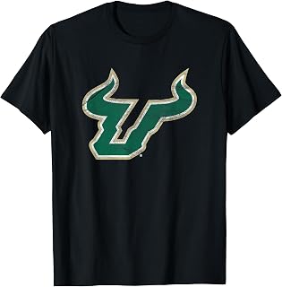 University of South Florida USF Bulls Distressed Primary T-Shirt