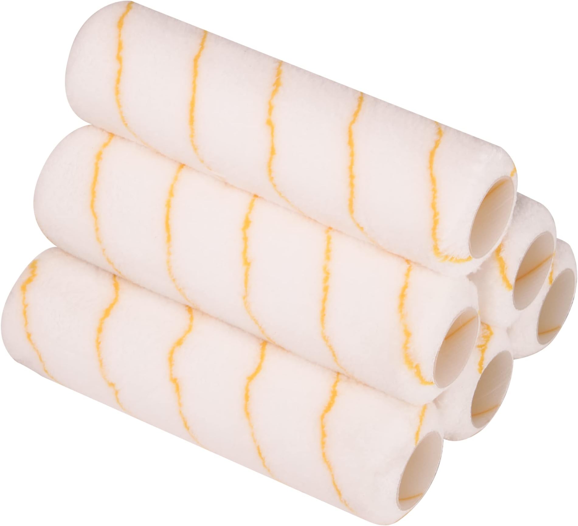 Leumoi 200 Pcs 4 Inch Mini Paint Roller Bulk Small Microfiber Roller