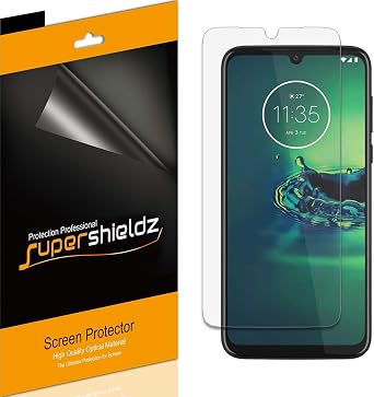 Supershieldz 6 Pack Designed for Motorola Moto G8 Plus Screen Protector, Anti Glare and Anti Fingerprint Matte Shield