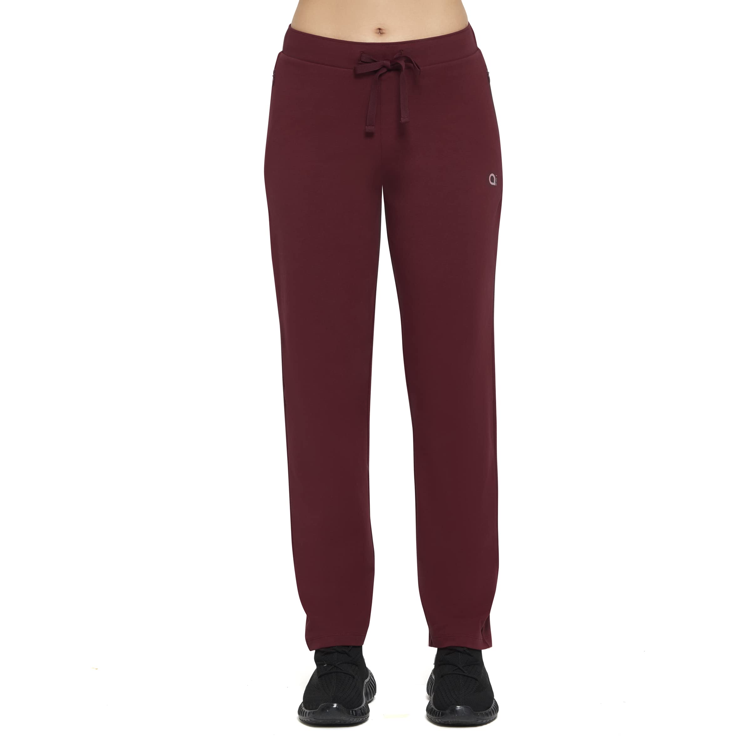 Solid Mid Rise Relaxed Fit Full Length Pant-image-0