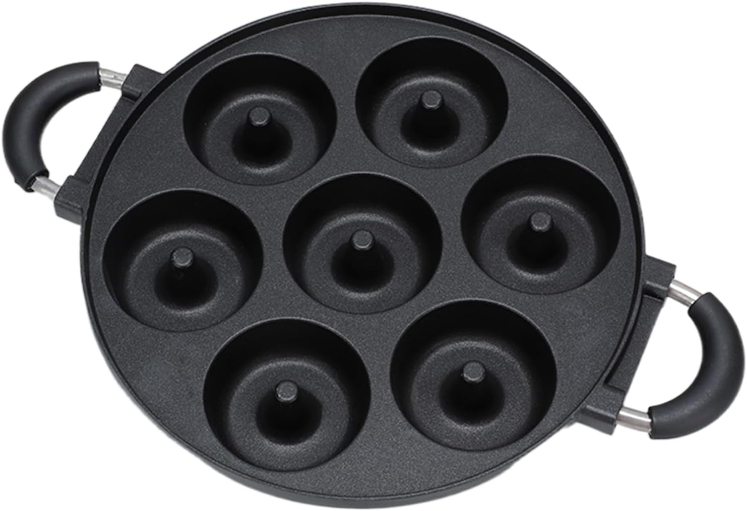 Donut Baking Pans - 7 Holes Non-Stick Aluminum Easy Release Pans,Cake Pop Mold,for Airfryer Oven Bake Cooking Frying Bakers Breakfast Home Reposteria Kitchen Bakeware