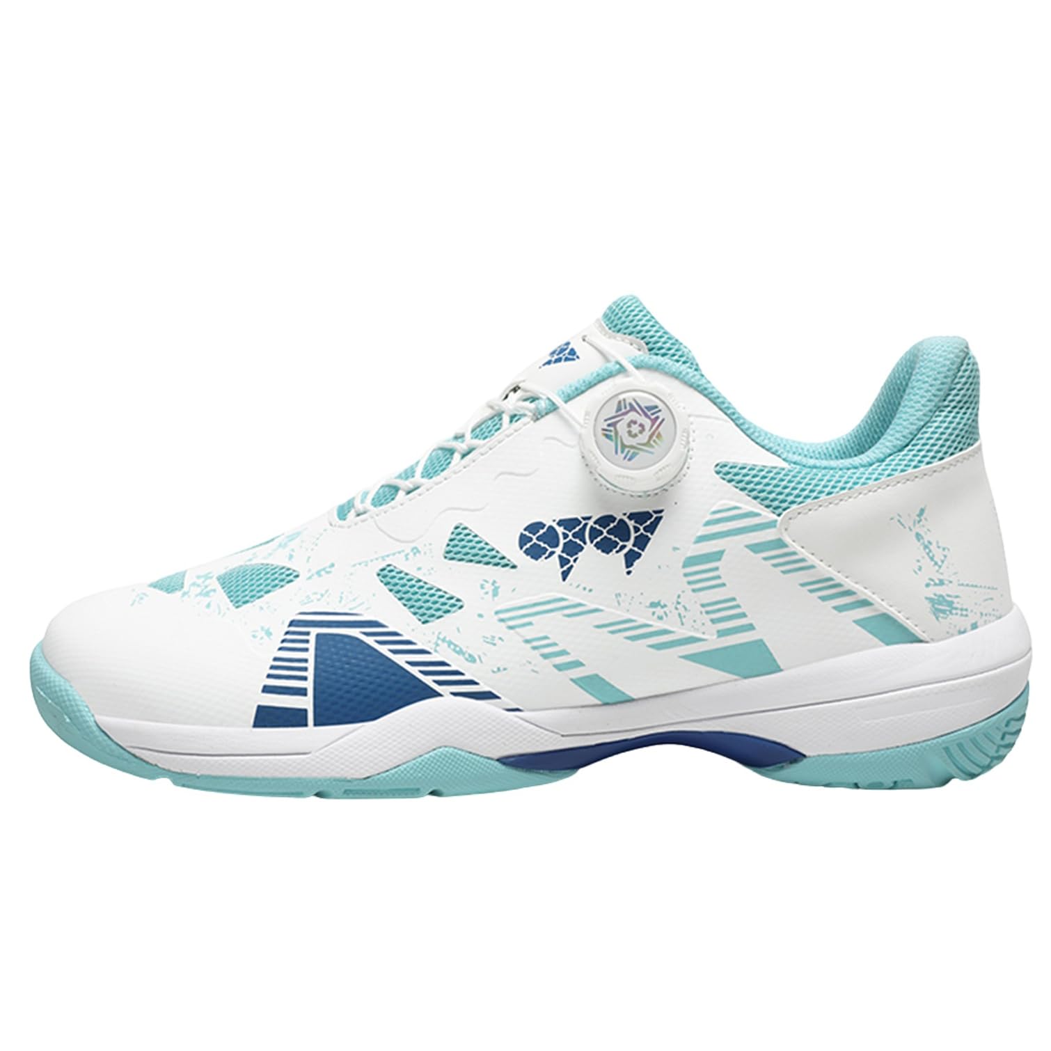 Par de zapatos de bádminton y tenis con forro de malla transpirable